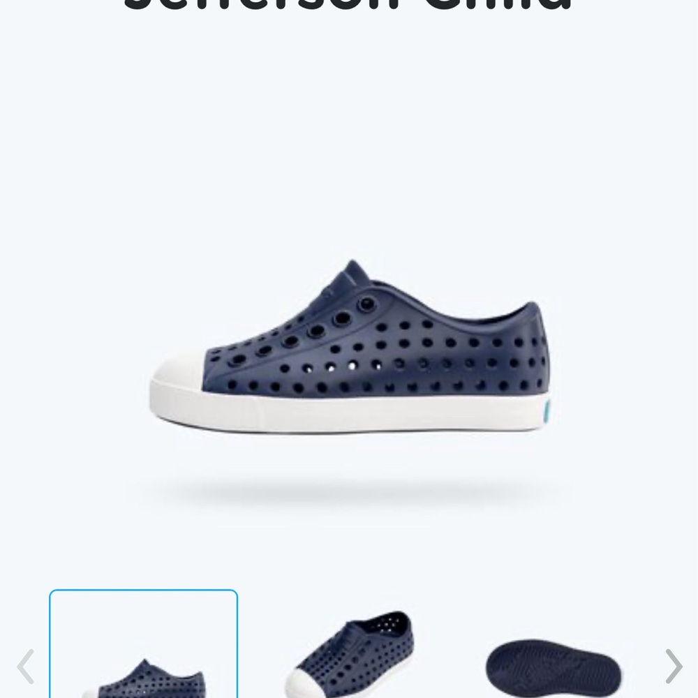 NW. Native Shoes Blue and White Jefferson
